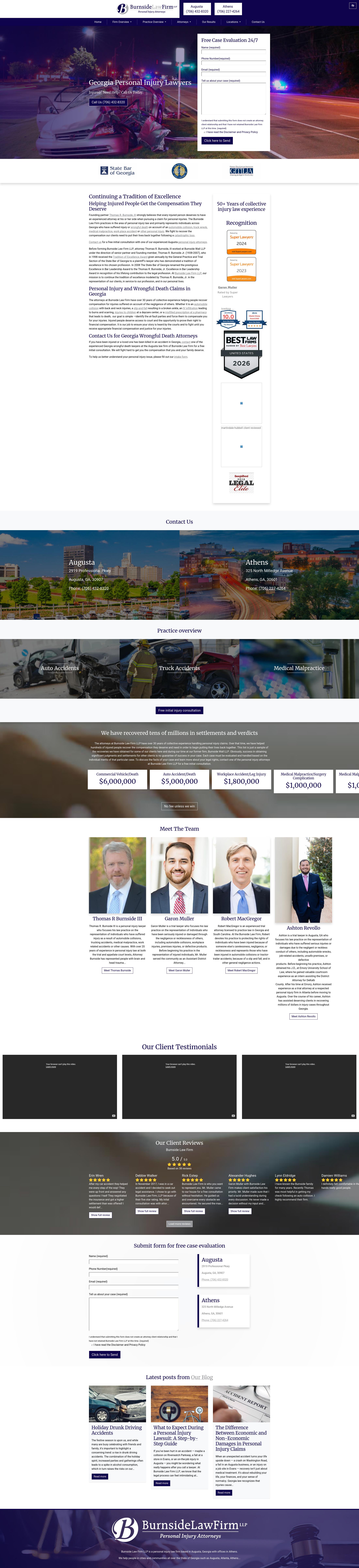 Burnside Law Firm LLP - Augusta GA Lawyers