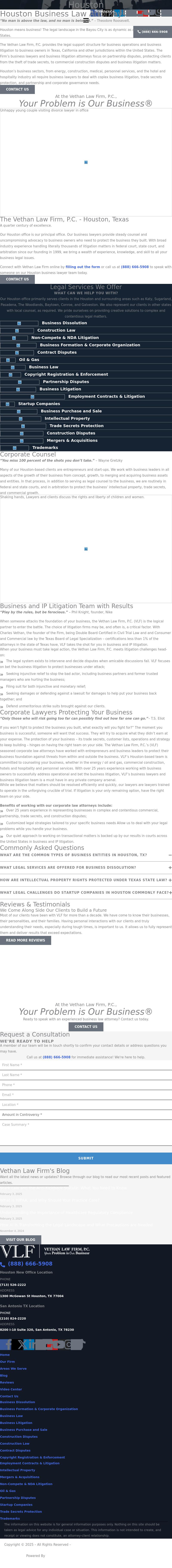 Vethan Law Firm P.C. - Houston TX Lawyers