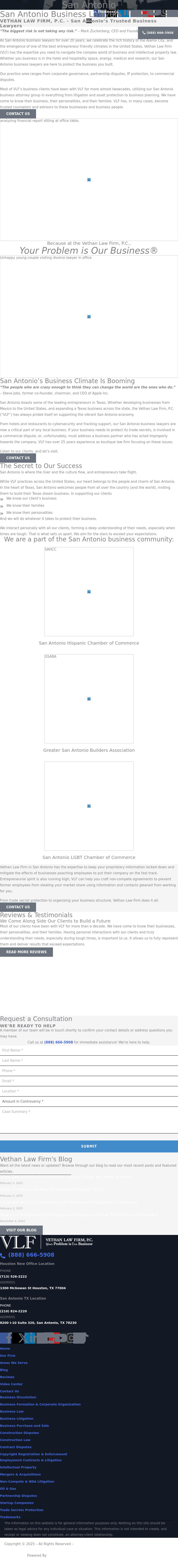 Vethan Law Firm P.C. - San Antonio TX Lawyers
