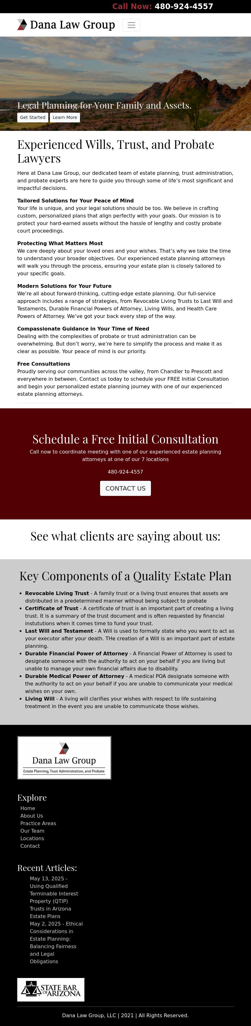 Dana Law Group, LLC - Sun City AZ Lawyers