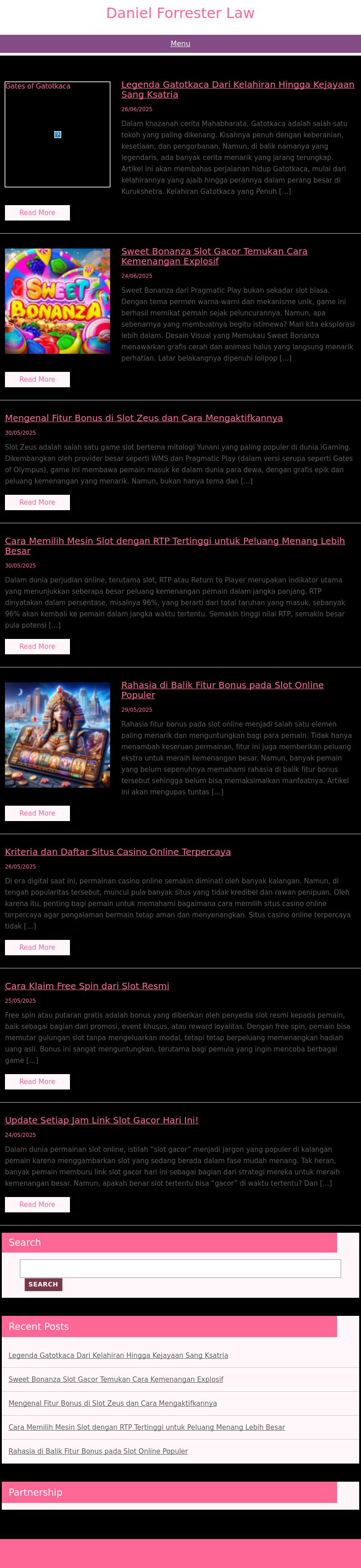 Daniel Forrester Law Office - Clinton TN Lawyers