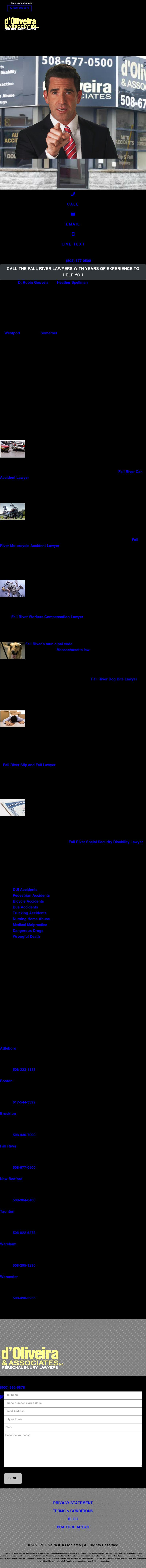 d'Oliveira & Associates - Fall River MA Lawyers