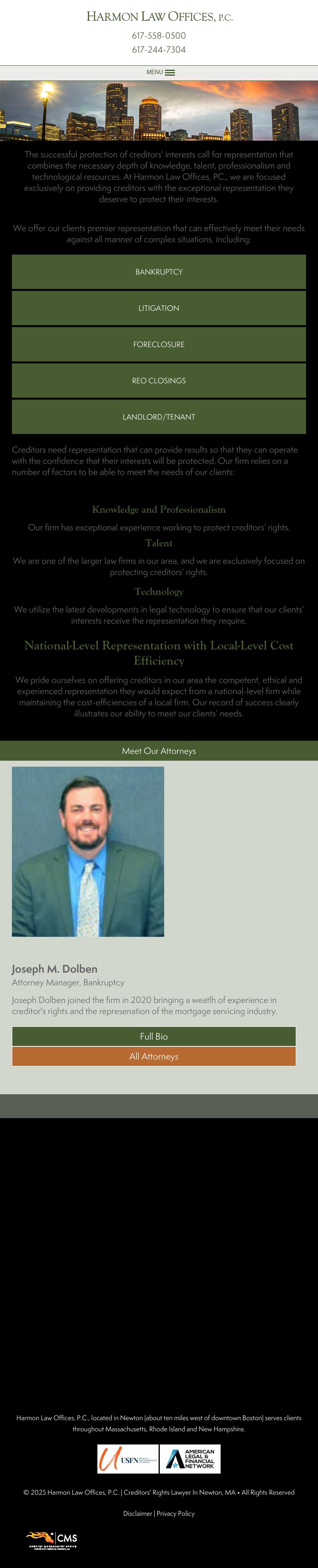 Harmon Law Offices, P.C. - Newton MA Lawyers