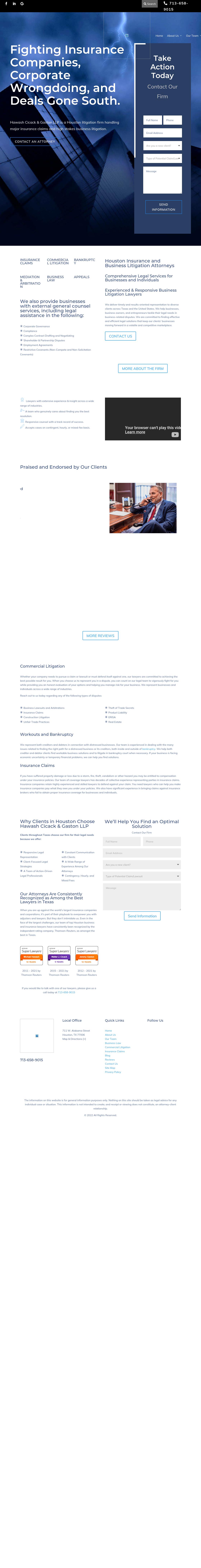 Hawash Cicack & Gaston, LLP - Houston TX Lawyers