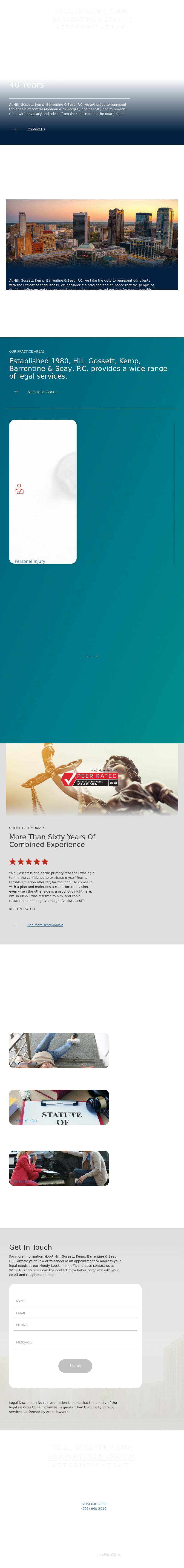 Hill, Weisskopf & Hill, P.C. - Springville AL Lawyers