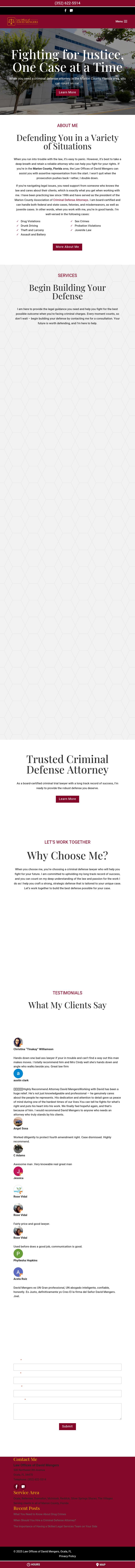 Law Office of David Mengers - Ocala FL Lawyers