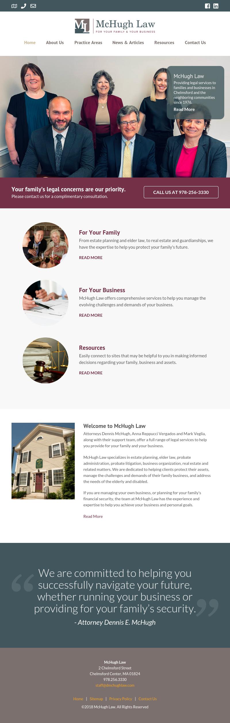 Law Office of Dennis E. McHugh - Chelmsford MA Lawyers