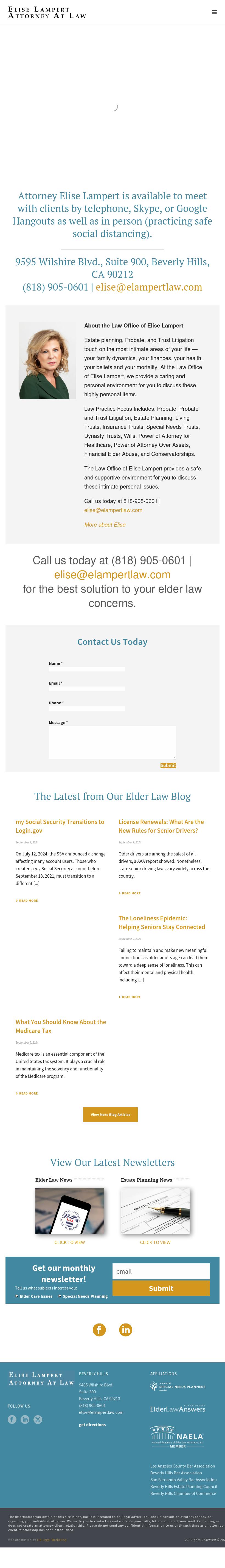 Law Office of Elise Lampert - Sherman Oaks CA Lawyers