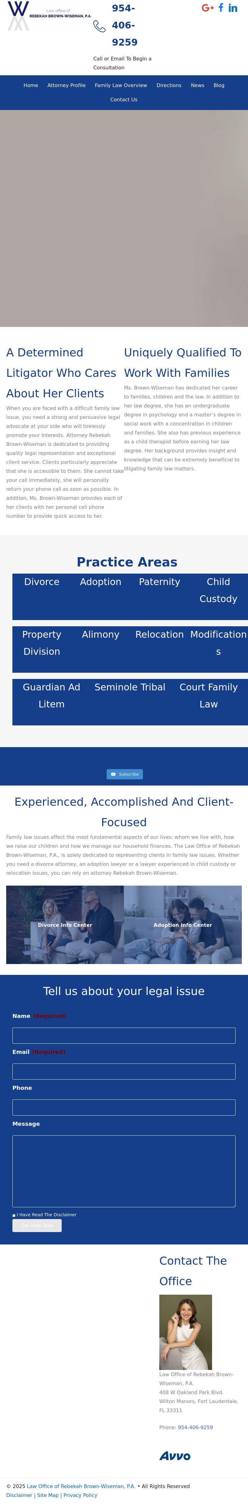 Law Office of Rebekah Brown-Wiseman, P.A. - Fort Lauderdale FL Lawyers