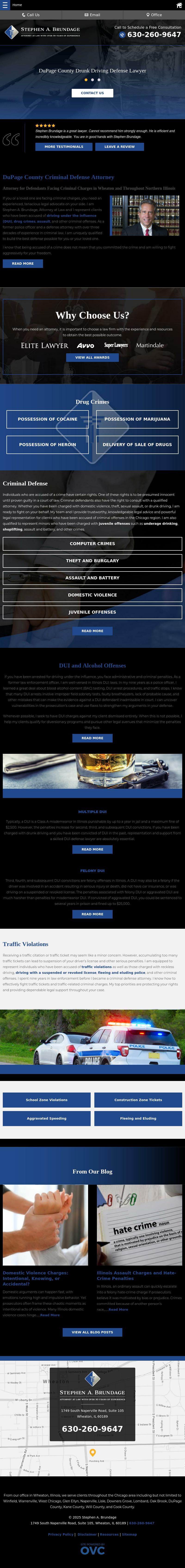 Law Office of Stephen A. Brundage - Wheaton IL Lawyers