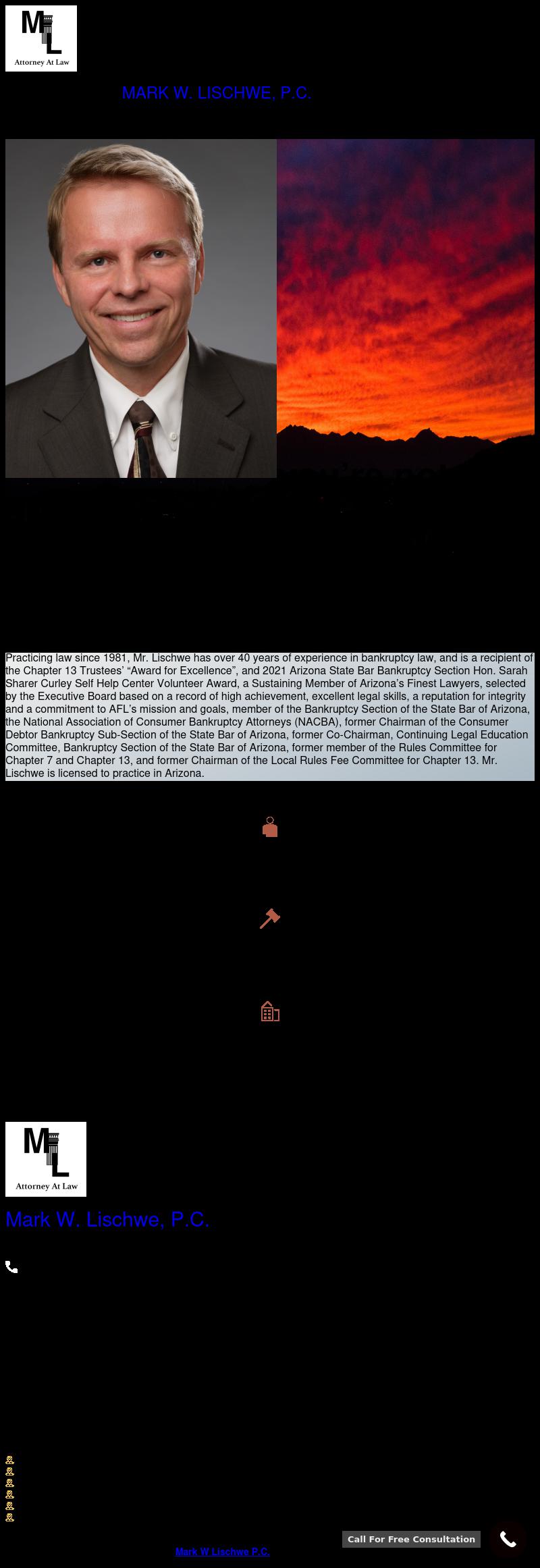 Mark W. Lischwe, P.C. - Phoenix AZ Lawyers