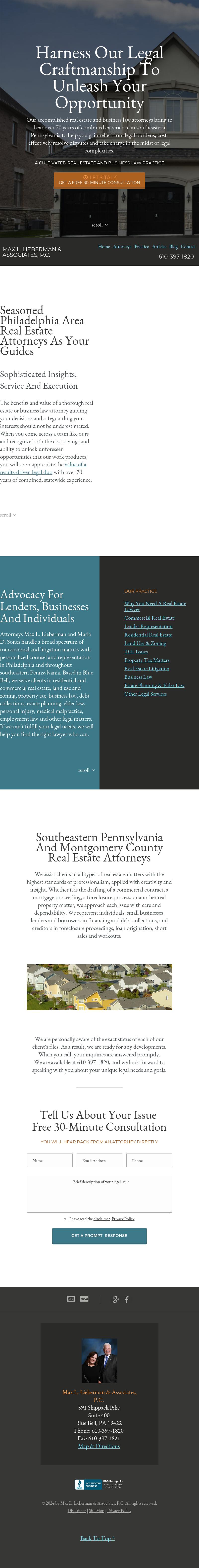 Max L. Lieberman & Associates, P.C. - Blue Bell PA Lawyers