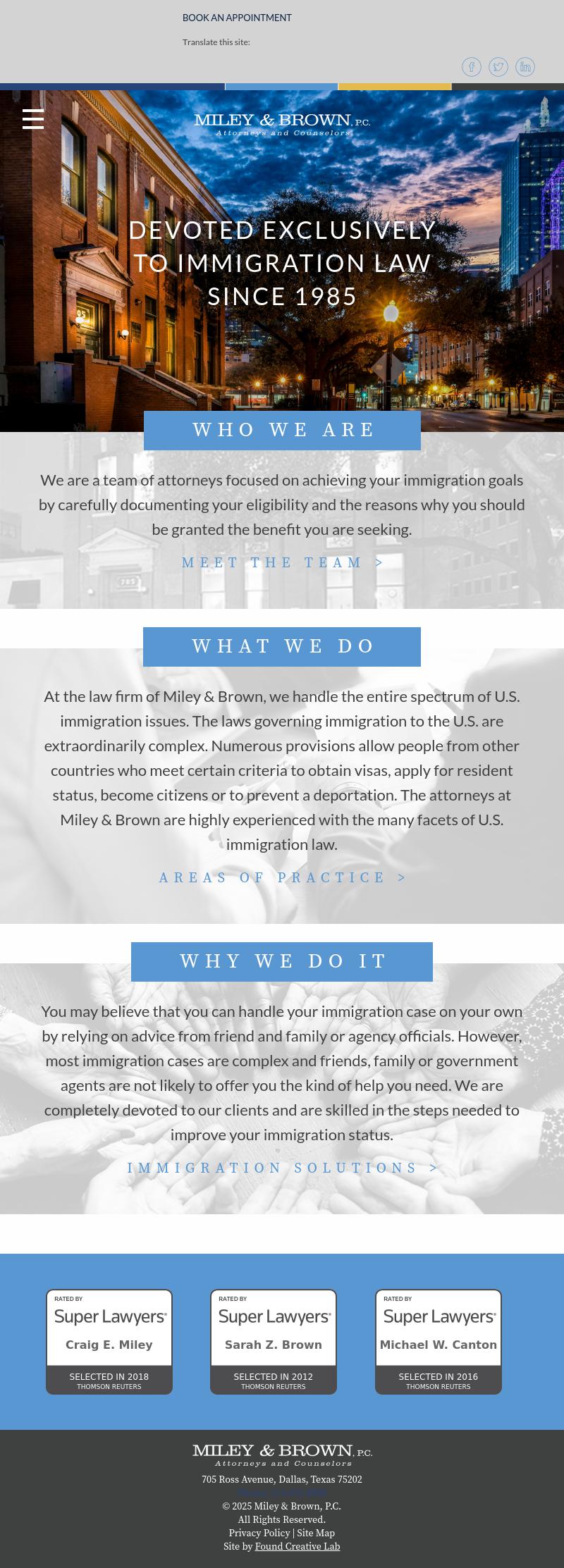 Miley & Brown, P.C. - Dallas TX Lawyers