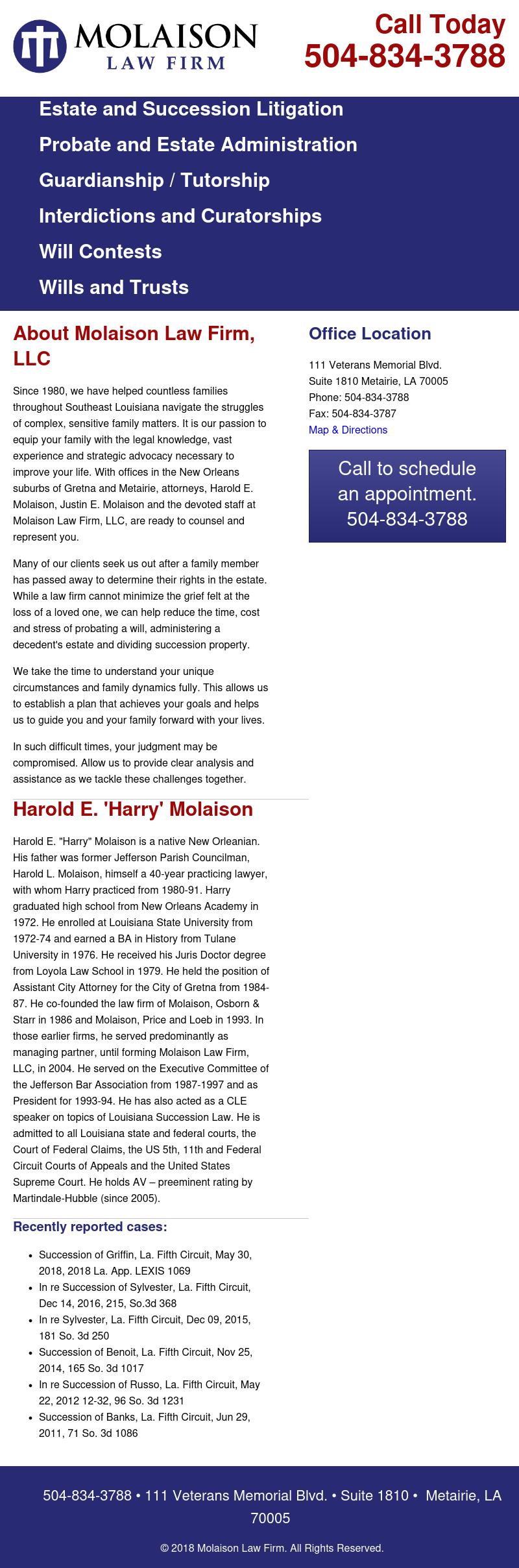 Molaison Law Firm, LLC - Metairie LA Lawyers