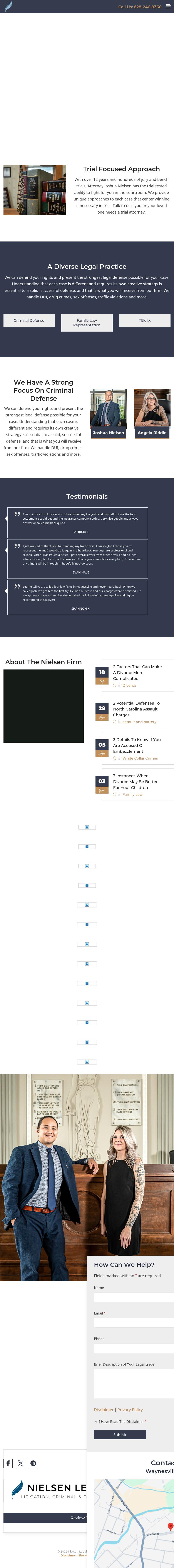 Nielsen Legal - Waynesville  NC Lawyers