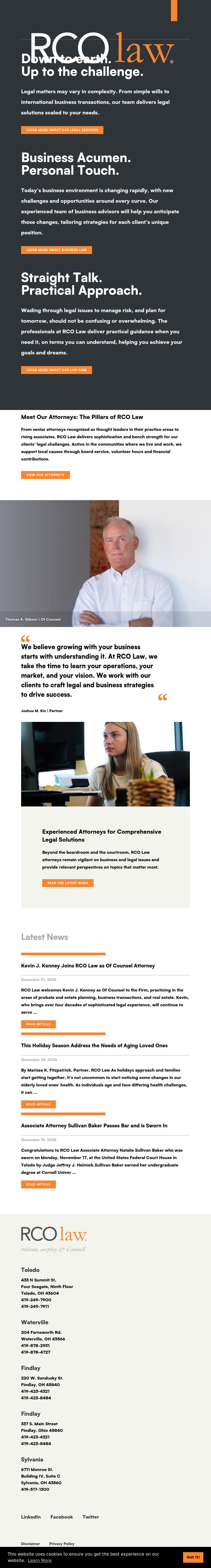 Robison, Curphey & O'Connell, LLC - Waterville OH Lawyers