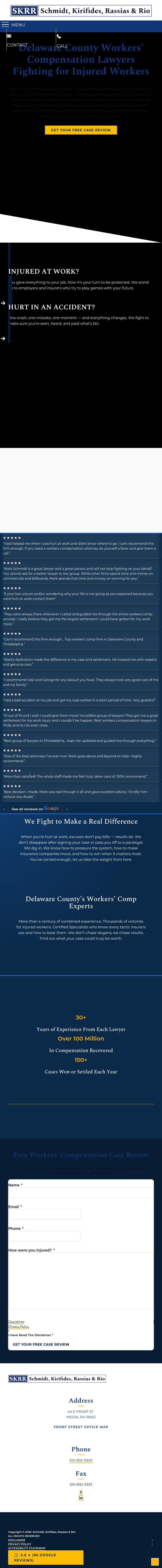 Schmidt, Kirifides, Fridkin & Rassias - Media PA Lawyers