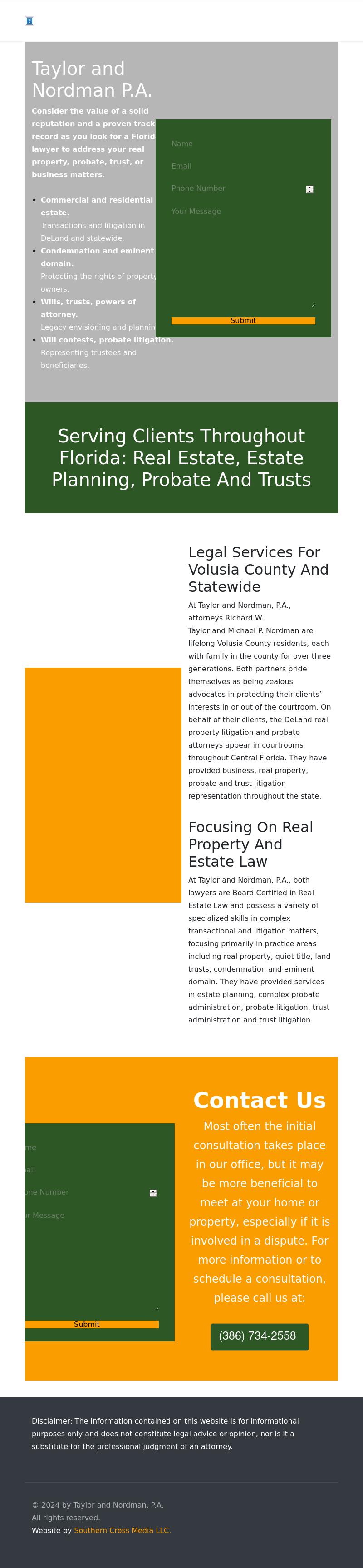 Taylor and Nordman, P.A. - Deland FL Lawyers