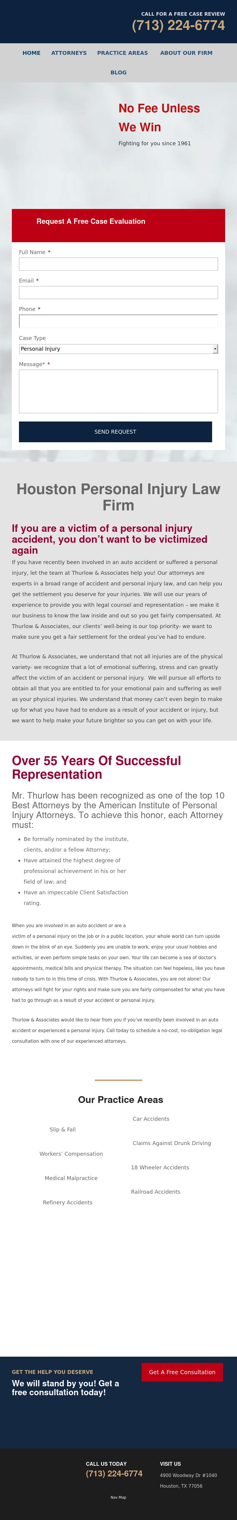Thurlow & Associates - Houston TX Lawyers