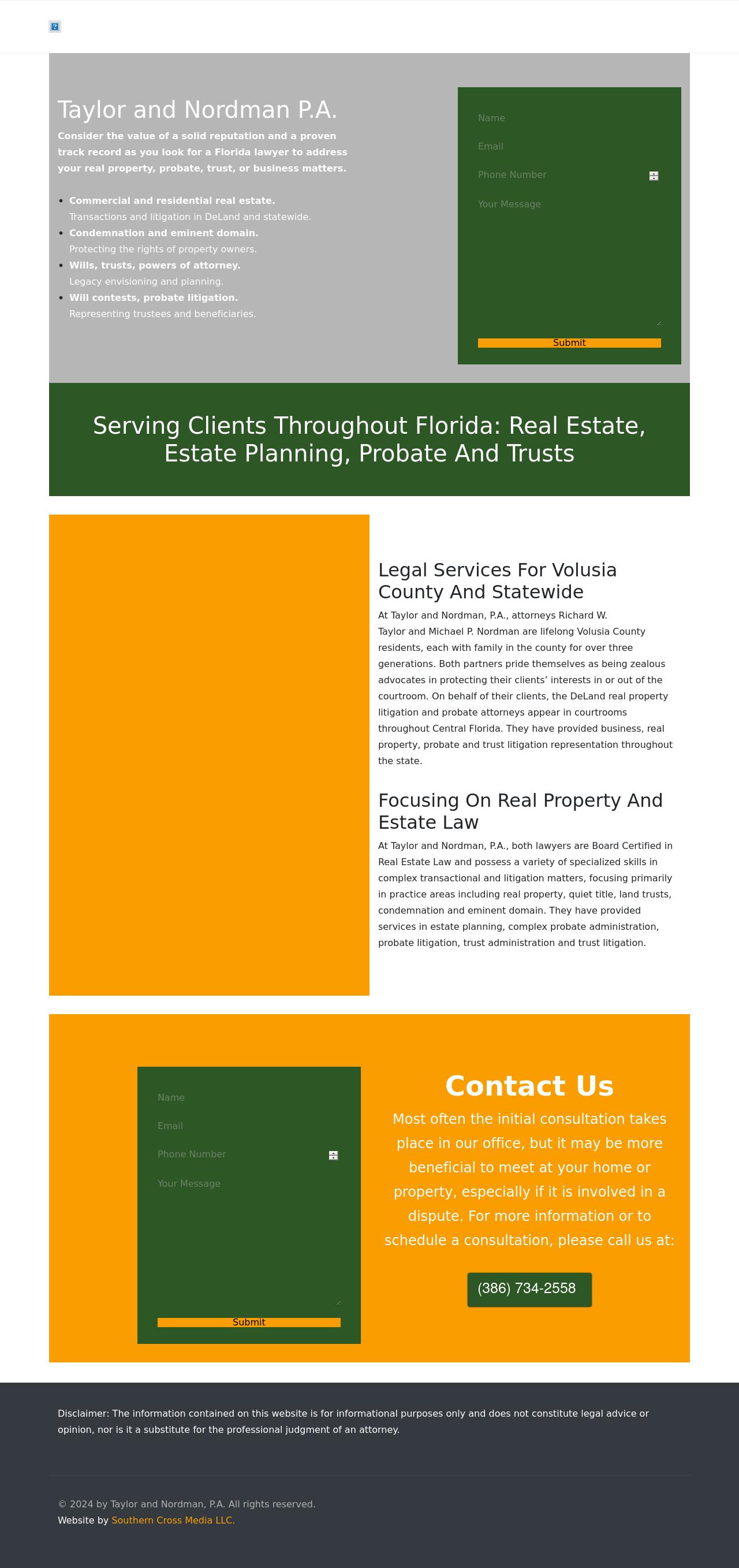 Taylor and Nordman, P.A. - Deland FL Lawyers