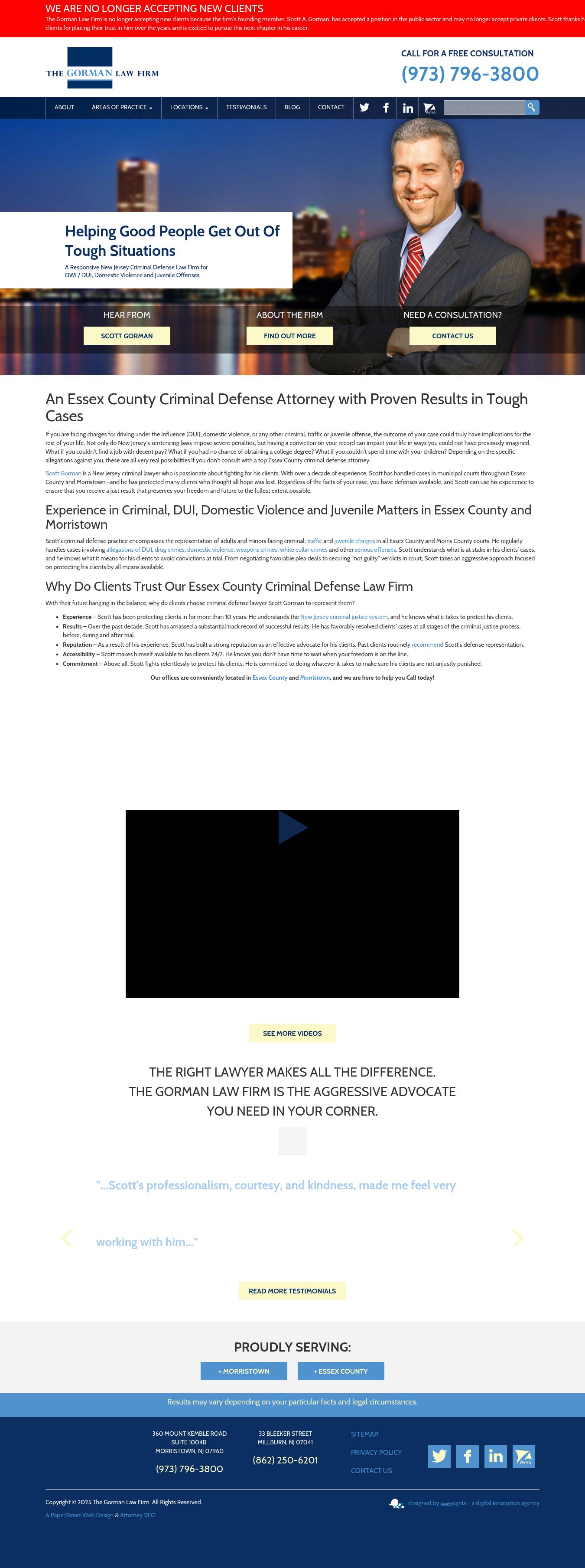 The Gorman Law Firm - Hackensack NJ Lawyers