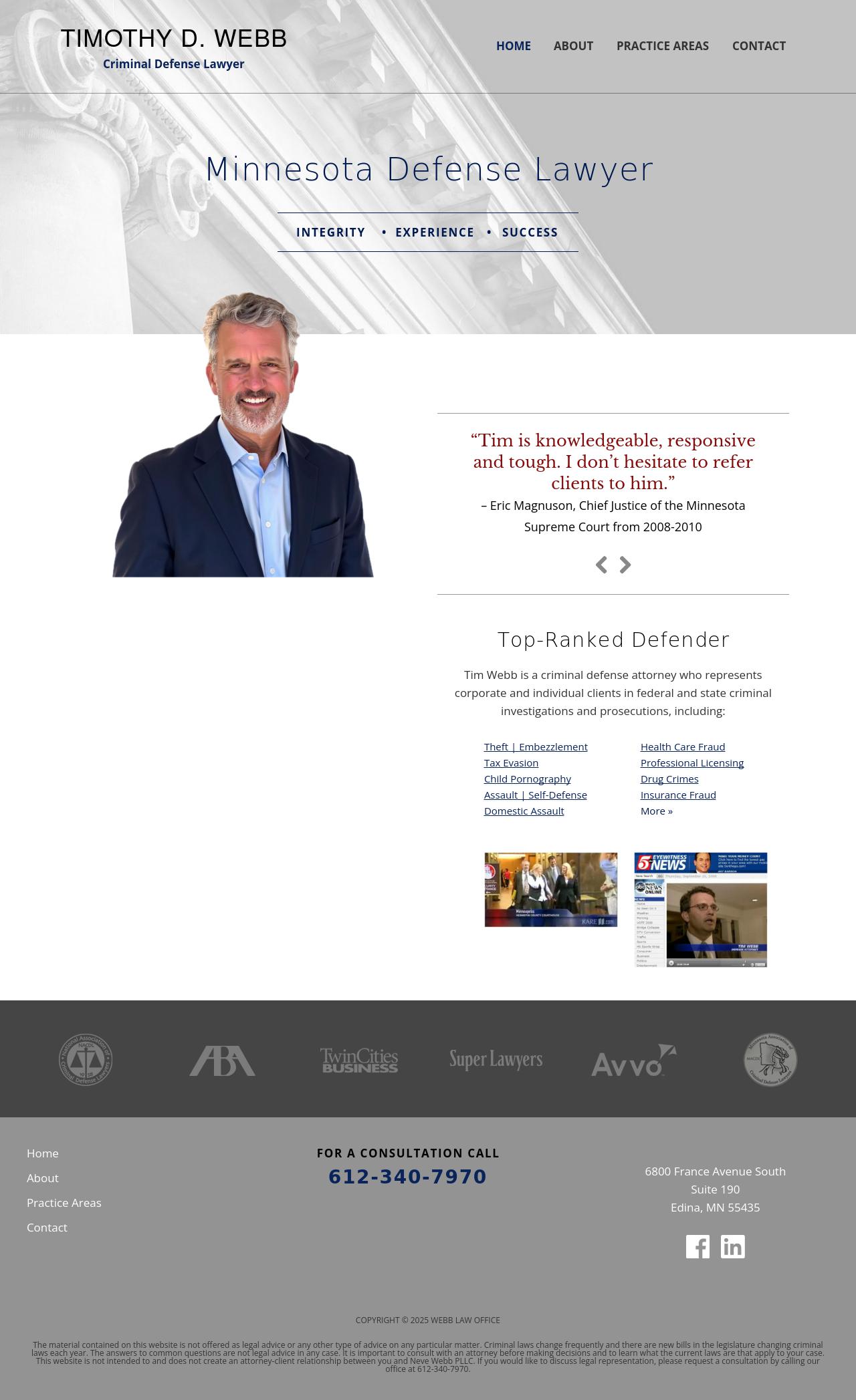 Timothy D. Webb PLLC - Minneapolis MN Lawyers