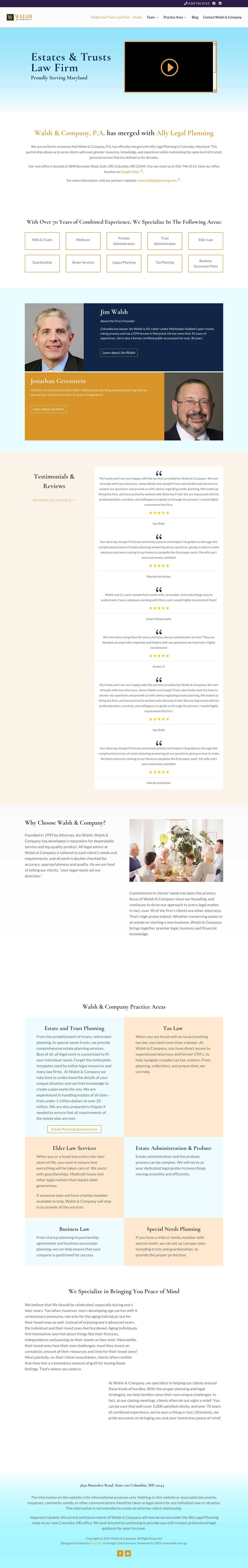 Walsh & Company, P.A. - Columbia MD Lawyers