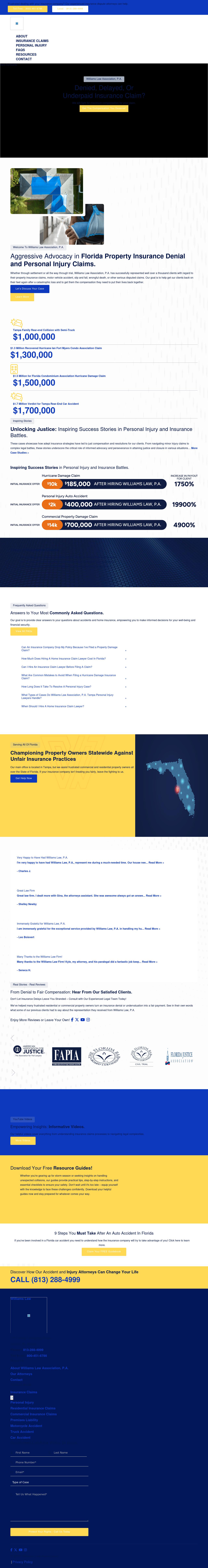 Williams Law Association, P.A. - New Port Richey FL Lawyers